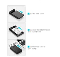Xarici yaddaş qutusu Ugreen USB 3.0 3.5 inch HDD/SSD — şəkil 10