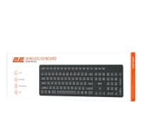 Simsiz klaviatura 2E KS260 Black — şəkil 1