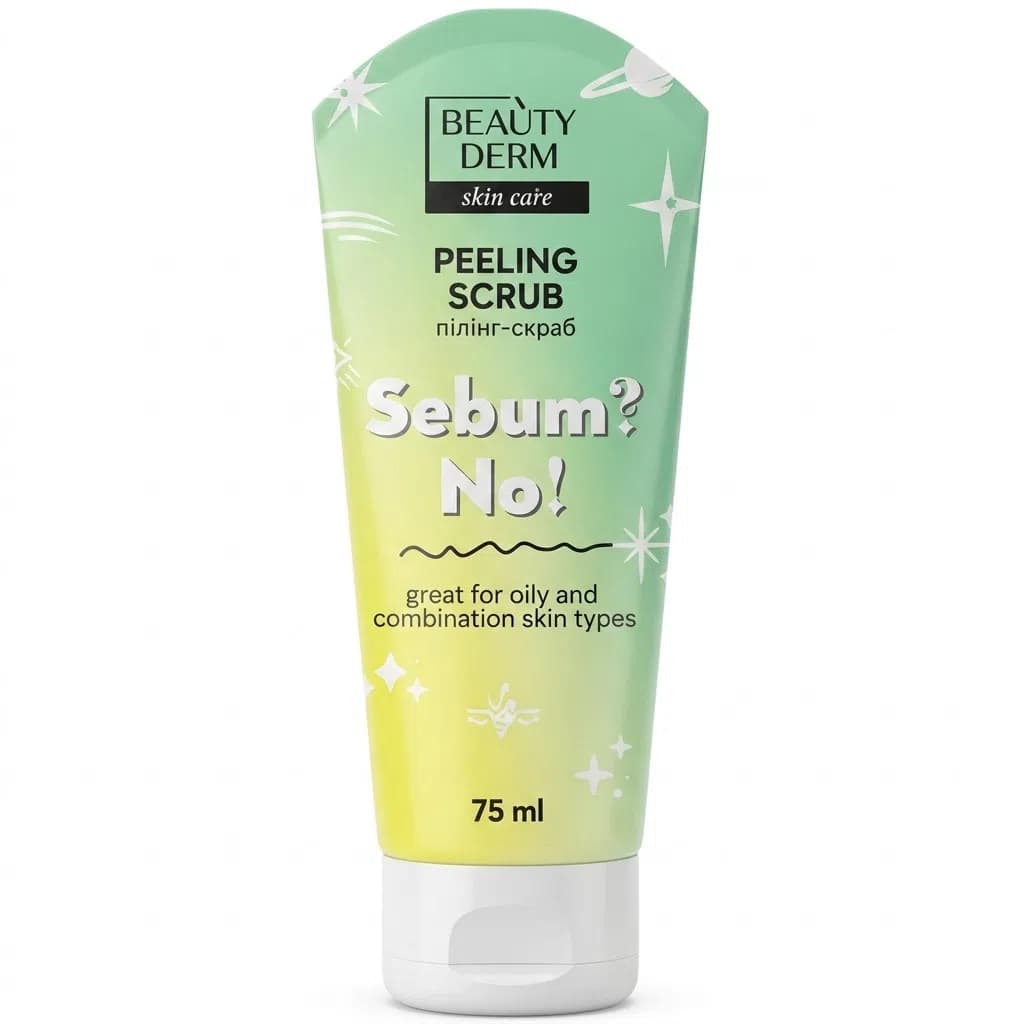 Beautyderm Sebum? No! Üz üçün Skrab-Pilinq, 75 ml