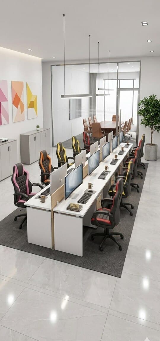 Qarışıq rəng, Ofis üçün kreslo