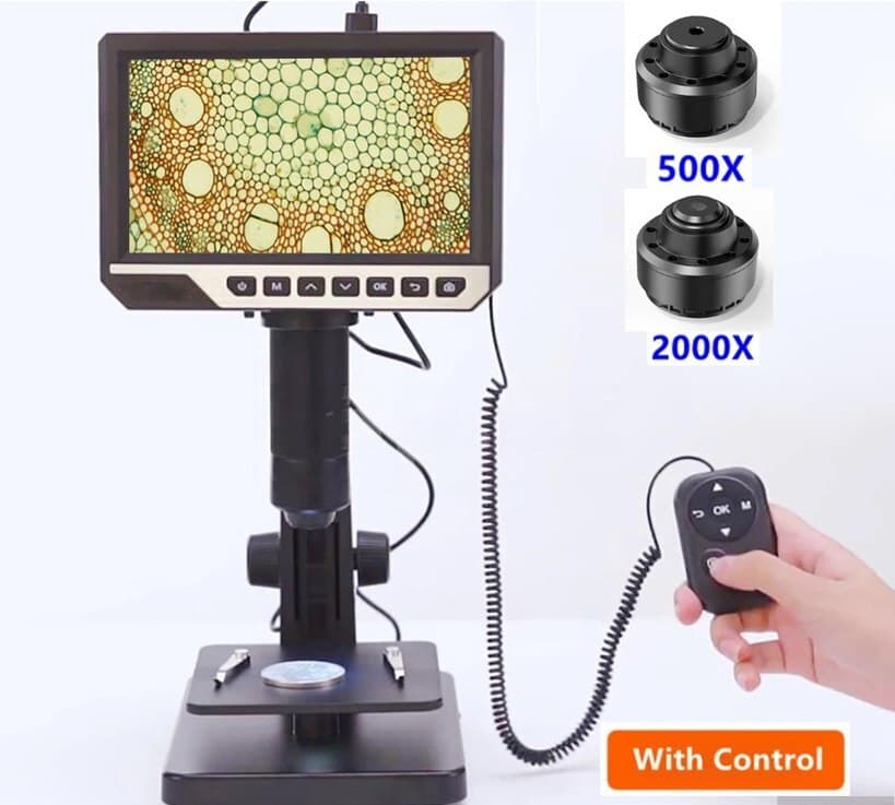 Rəqəmsal mikroskop 2000x ekranlı