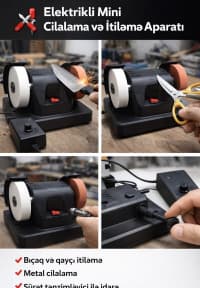 Elektrikli bıçaq və alət itiləyən mini cilalama aparatı — şəkil 2