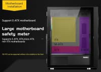 Kompüter korpusu Sama 3509 Black ATX Mid-Tower ARGB — şəkil 4