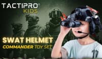 Tactipro Kids SWAT Commander Oyuncaq Dəbilqə Dəsti — şəkil 2