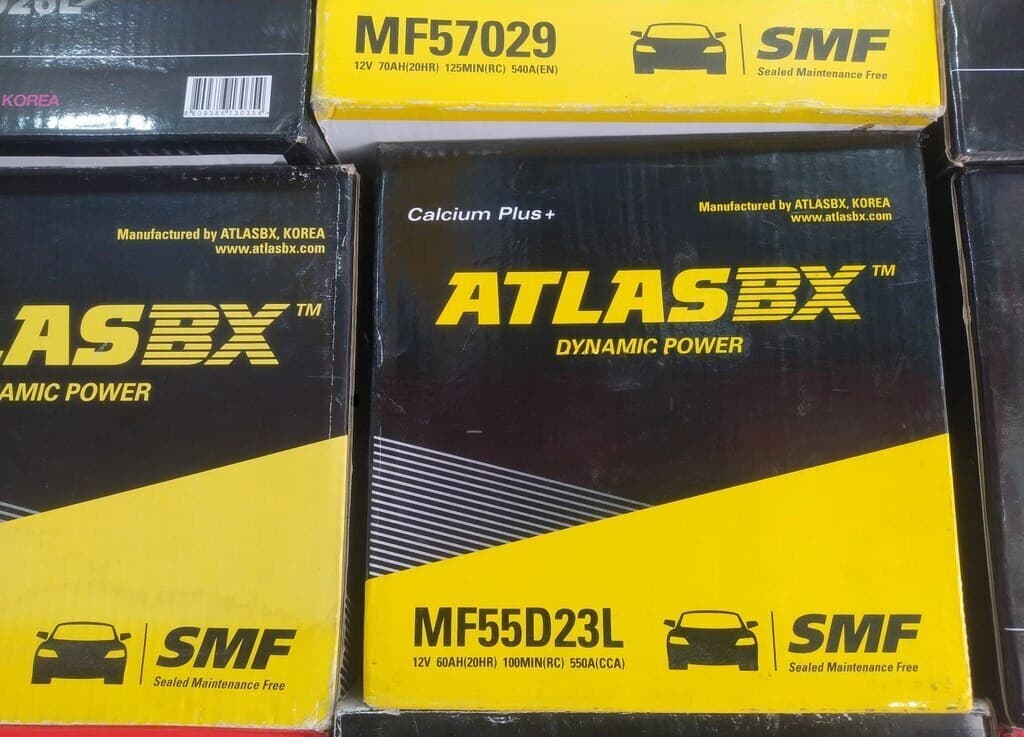 Akkumulyator Atlas BX 12V 60Ah 55D23L