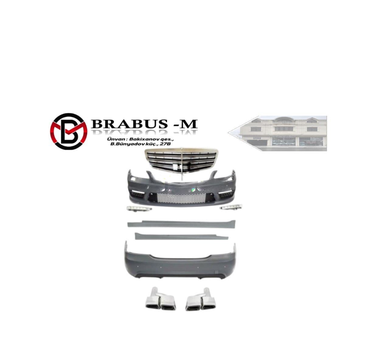 Body kit Mercedes W221