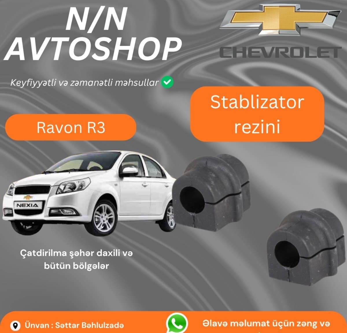 Stabilizator rezini Ravon R3