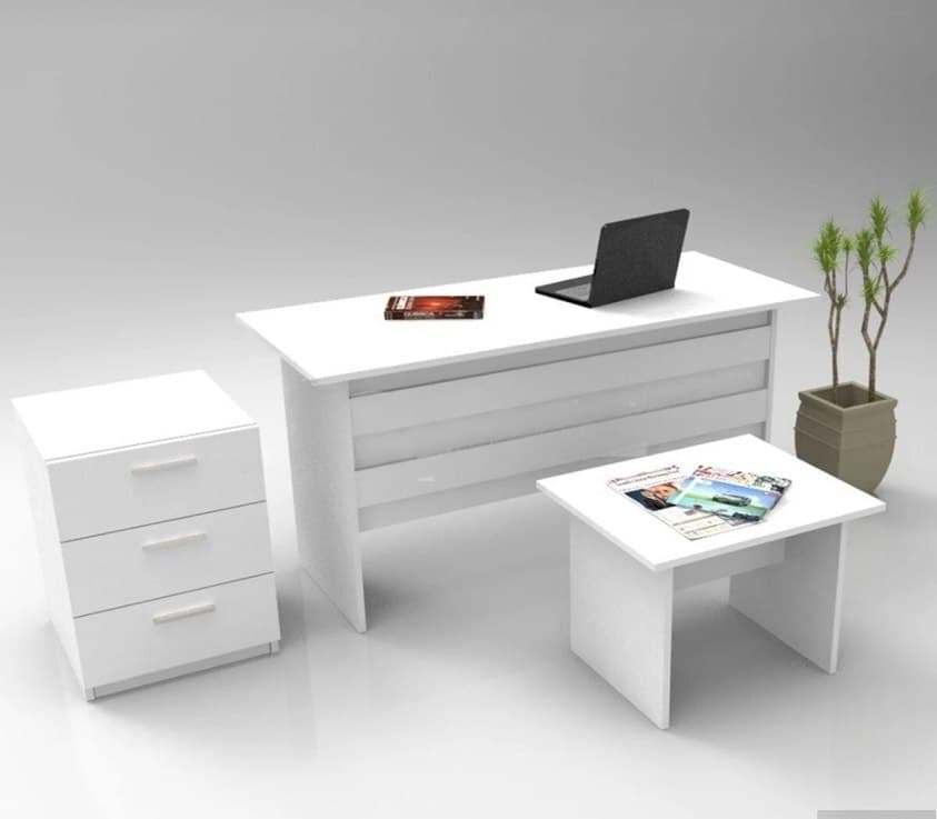 Ofis mebel dəsti Ağ rəng