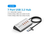 USB Hub HU706 7in2 Type-C PD 10Gbps — şəkil 2