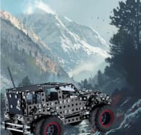 Metal Konstruktor Jip Modeli — şəkil 2