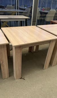 Kvadrat bağ masası, Ağ rəng — şəkil 1