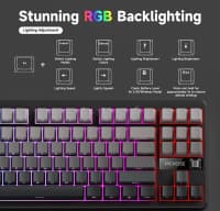 Mexaniki klaviatura Mchose G87 V2 Black Gradient — şəkil 6