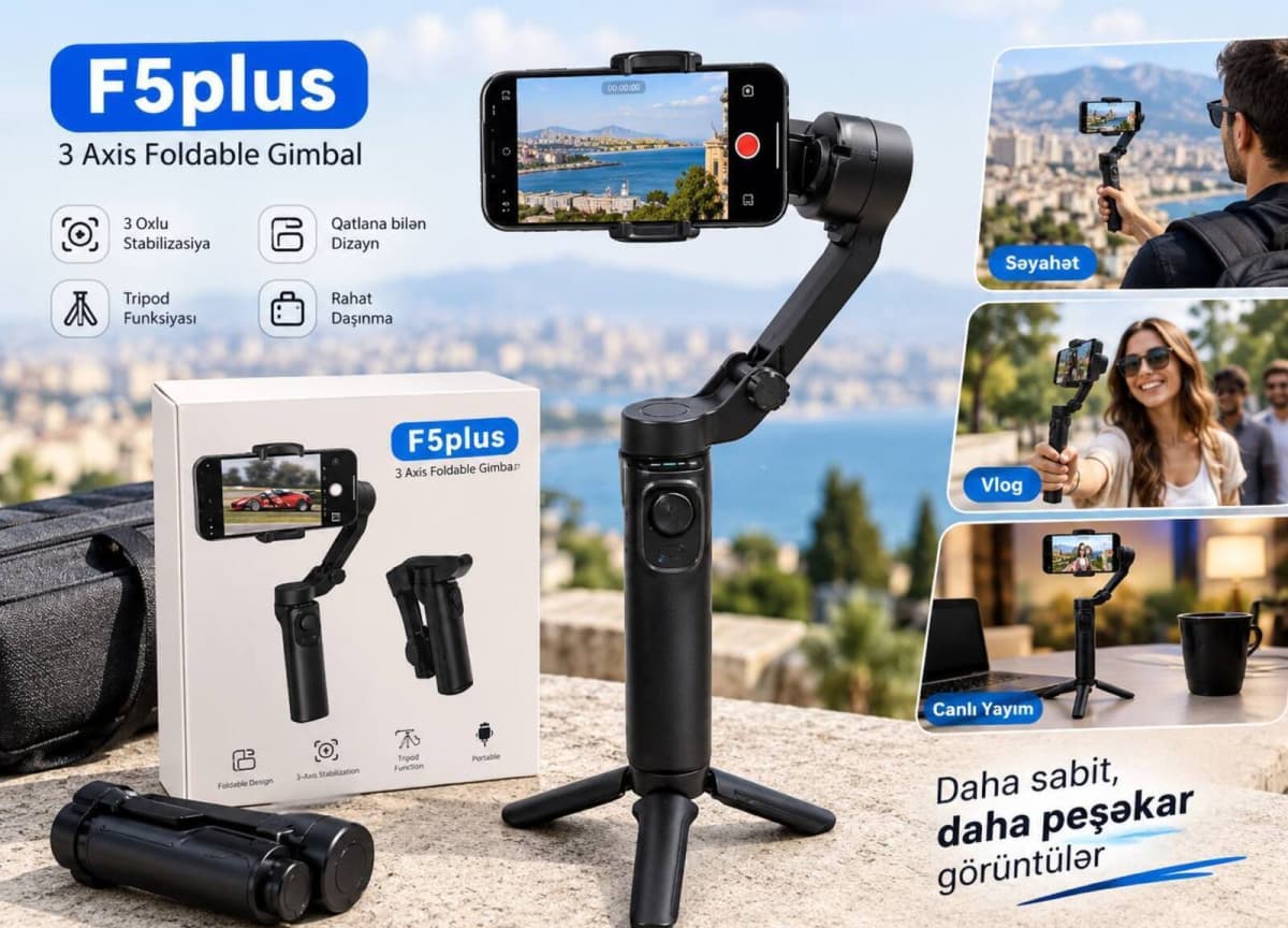 Mobil stabilizator F5 Plus 3 oxlu gimbal