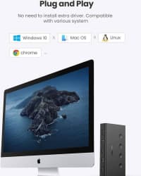 KVM sviç Ugreen 4 in 1 out HDMI 2.0 — şəkil 6