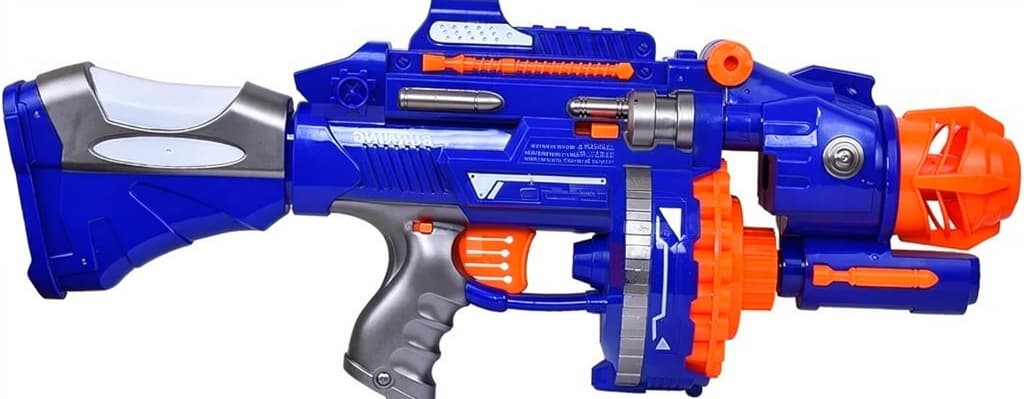 Nerf tipli oyuncaq avtomat