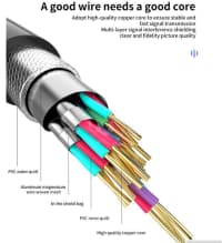 Qızılı rəng data kabel, HDMI — şəkil 6