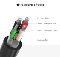 Səs kartı Ugreen USB 2.0 External Sound Adapter US205 — şəkil 5