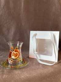 Fincan-stəkan Şüşə material  — şəkil 3