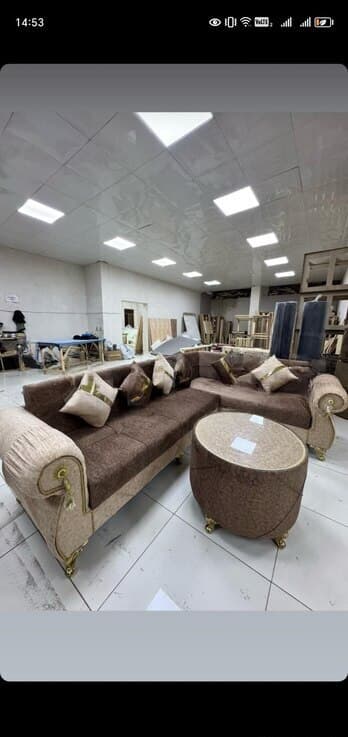 Künc divan, Qarışıq rəng