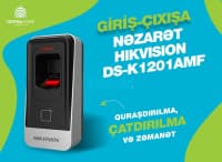 Giriş-çıxışa nəzarət paneli Hikvision DS-K1201AMF — şəkil 1