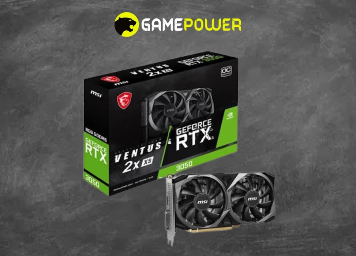 MSI RTX 3050 Ventus 2X 8GB GDDR6 128-bit Videokart