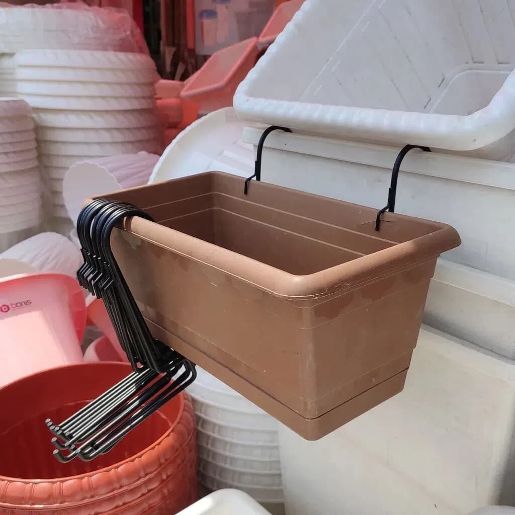 Asılma Tipli Plastik Balkon Dibçəyi