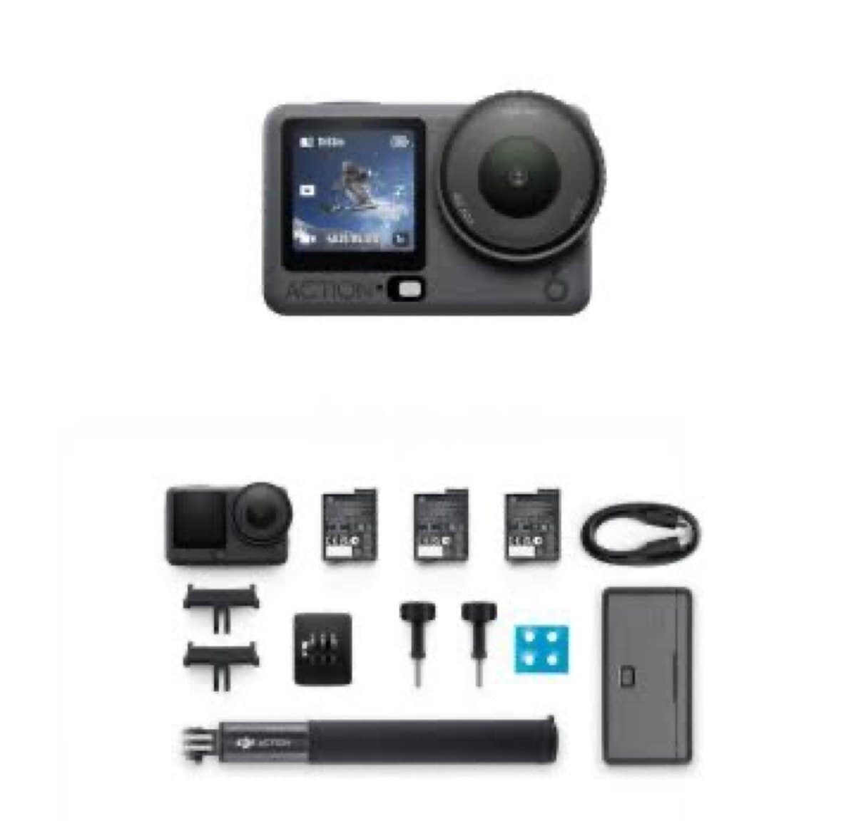 Aksiyon kamera DJI Osmo Action 6 Pro Adventure Combo