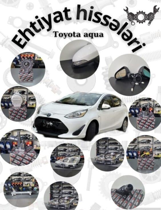Ehtiyat hissələri Toyota Aqua və Prius C