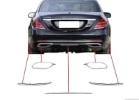 Bufer xromu Mercedes-Benz modelləri üçün — şəkil 8