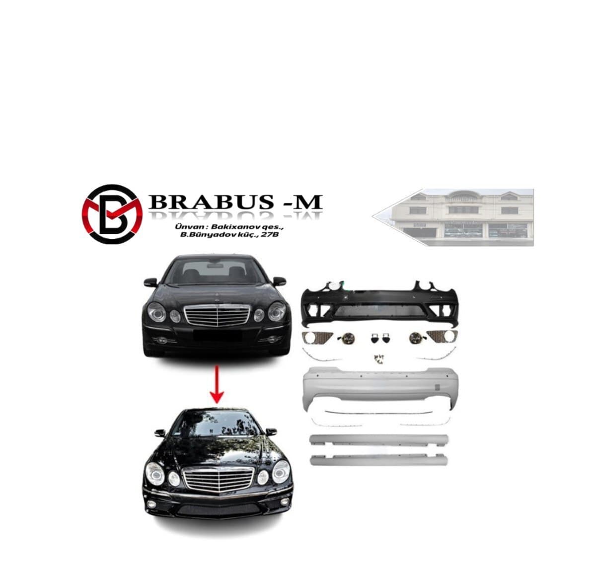 Body kit paketləri Mercedes modelləri üçün