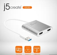 USB 3.0 to 2x HDMI 4K konvertor adapteri — şəkil 1