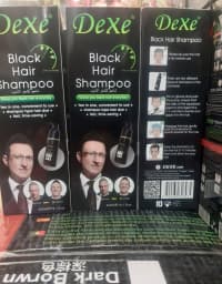 saç qaraldan şampun "dexe black hair shampoo 400 ml" — şəkil 23