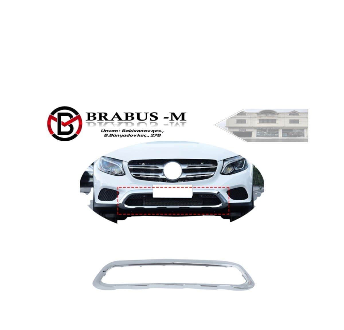 Ön bufer xromu Mercedes W253