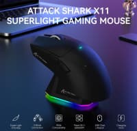 Oyun siçanı Attack Shark X11 Black — şəkil 2
