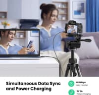 Qara rəng data kabel, USB — şəkil 5