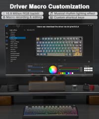 Klaviatura Aula F75 Black+Gradient Grey — şəkil 13