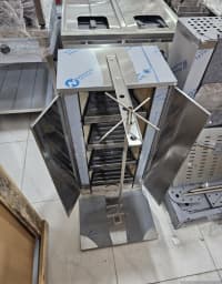 4 Pilləli Köz Dönər Aparatı 97x66x46 sm — şəkil 2