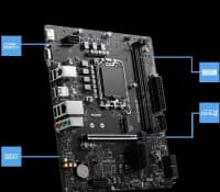 Ana plata MSI PRO H610M-E DDR5 — şəkil 1