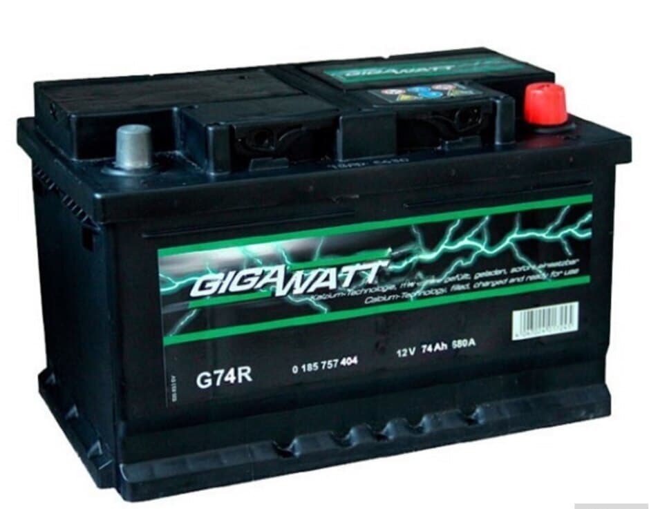 Akkumulyator Gigawatt 74 Ah