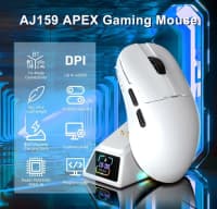 Oyun siçanı Ajazz AJ159 Apex White — şəkil 4