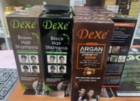 saç qaraldan şampun "dexe black hair shampoo 400 ml" — şəkil 3
