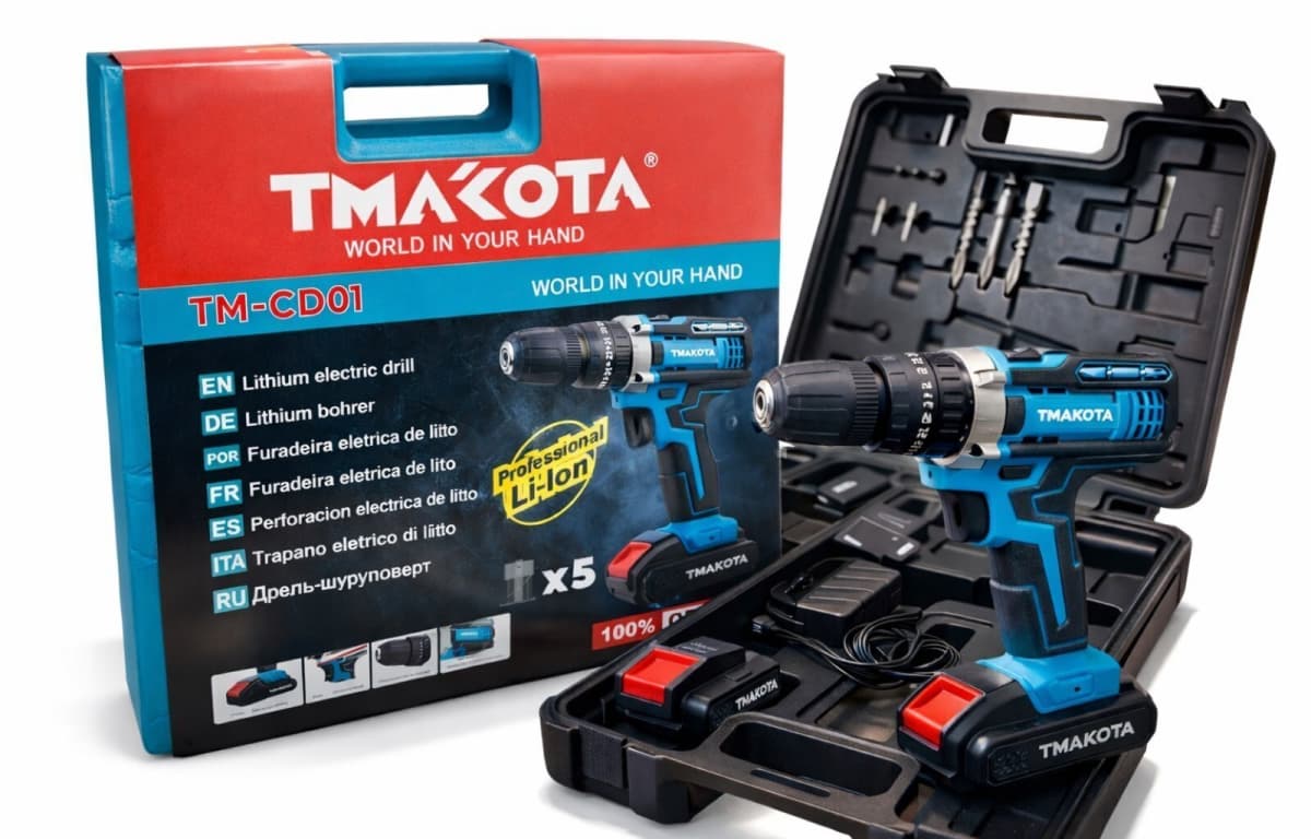 Akkumulyatorlu drel Tmakota 26V
