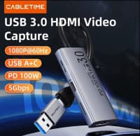 Video Capture Card Type-C to HDMI 4K — şəkil 1