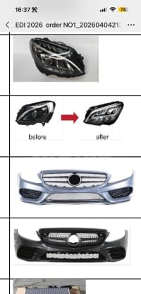 Fara Mercedes-Benz modelləri üçün — şəkil 28