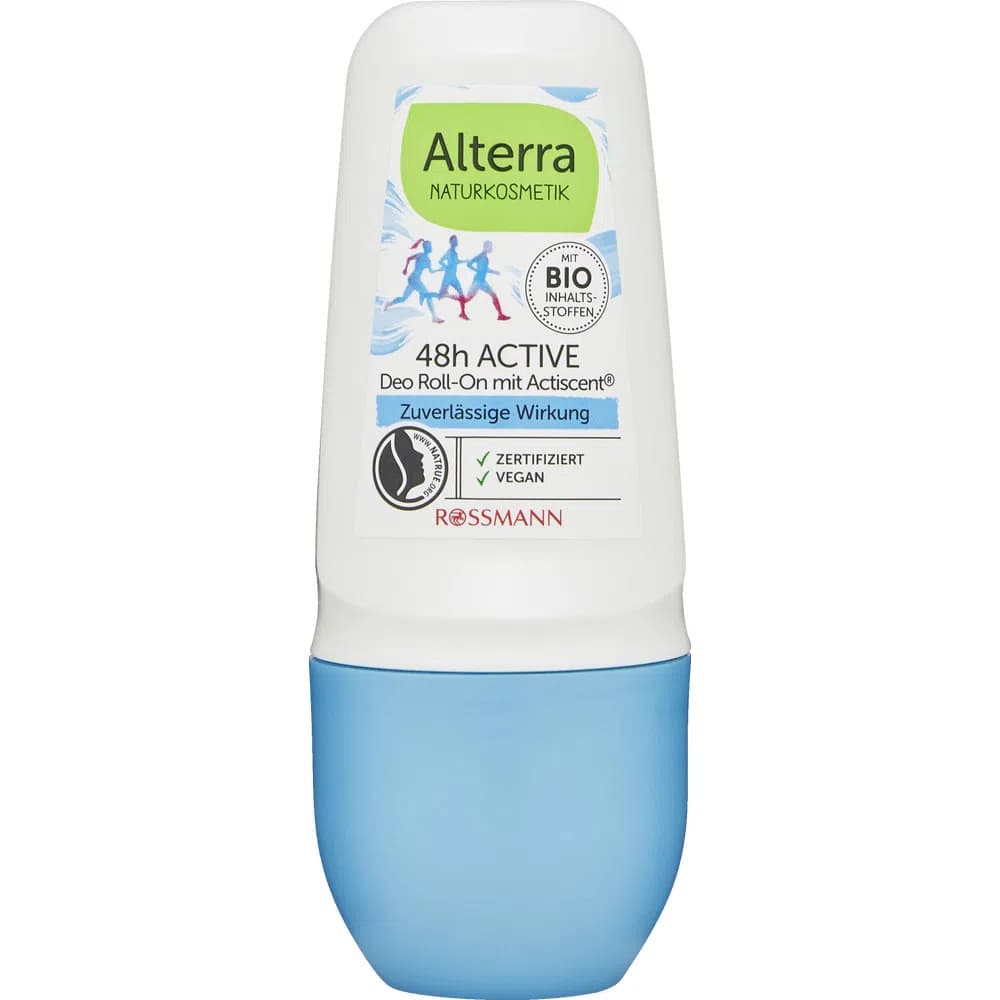 Alterra 48h Active Roll-On Dezodorant-Antiperspirant, 50 ml