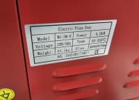 2 Kameralı Peşəkar Elektrikli Pizza Sobası 4.0 kW — şəkil 14