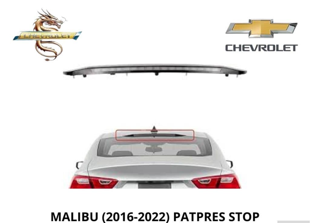 Arxa stop şüşəsi Chevrolet Malibu 2016-2022