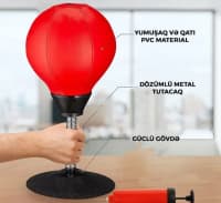 Masaüstü Stress Boks Topu (Punching Bag) — şəkil 8