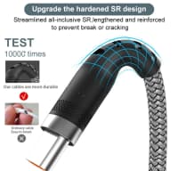 Qızılı rəng data kabel, USB — şəkil 5