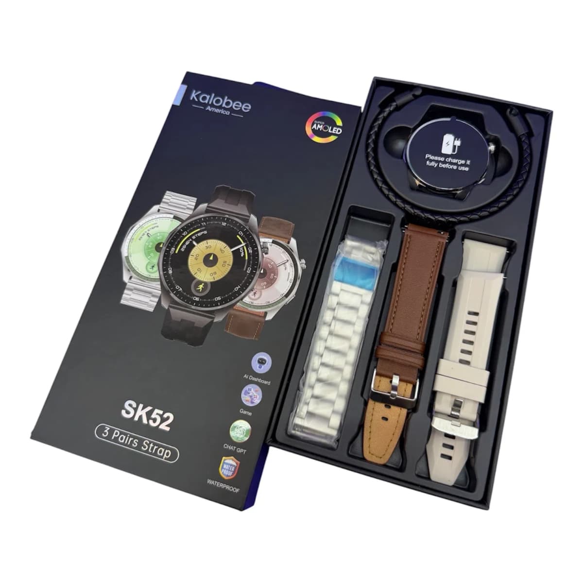Smart saat Kalobee SK52 Qara
